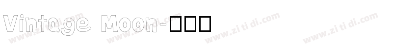 Vintage Moon字体转换